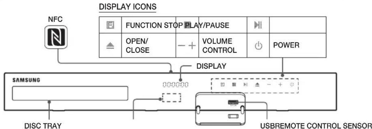 SAMSUNG HTHS5200 - Front Panel - 1