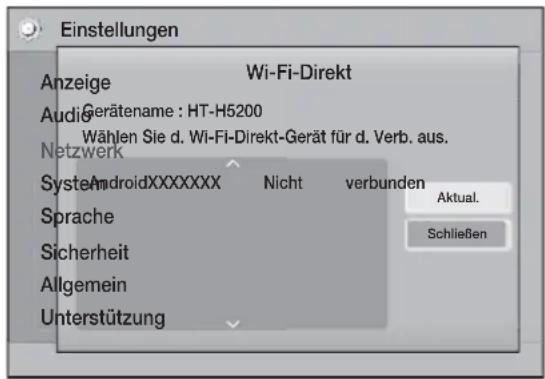 SAMSUNG HTHS5200 - Einstellungen - 1