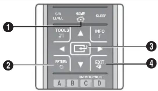 SAMSUNG HTFS9200 - Accesso alla schermata di impostazione - 1