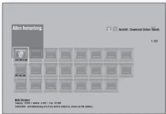 SAMSUNG HTFS5200 - Verwendend des Alles heruntergeladen Bildschirms - 1