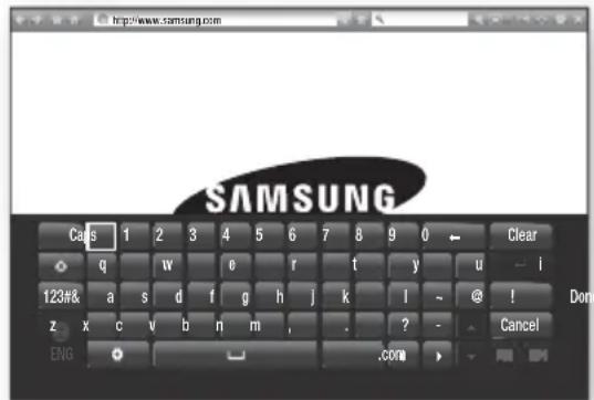 SAMSUNG HTFS5200 - Using the Keyboard Pop-up - 1