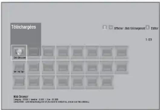 SAMSUNG HTFS5200 - Utilisation de l'écran téléchargées - 1