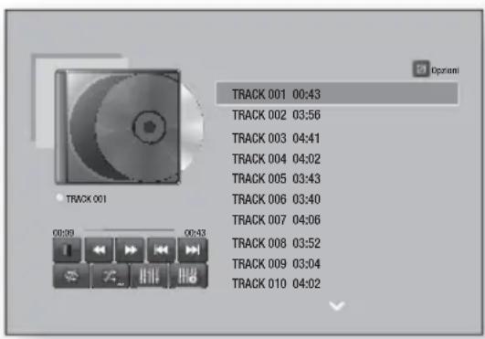 SAMSUNG HTF6550W - Tasti del telecomando utilizzati per la riproduzione musicale - 2