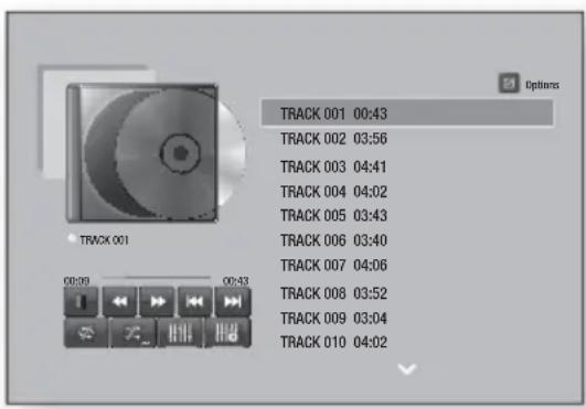 SAMSUNG HTF6550W - Touches de la télécommande servant à l'écoute de musique - 2