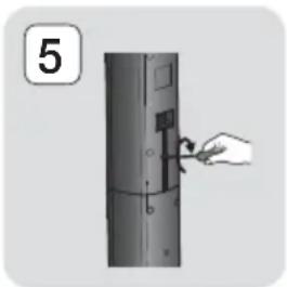 SAMSUNG HTF6530W - Installation des enceintes sur le pied type Tallboy - 5