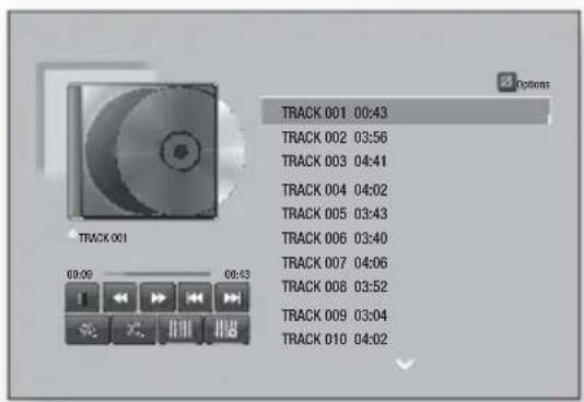 SAMSUNG HTF6530W - Répétition des pistes d'un CD Audio - 1