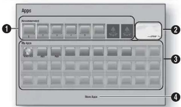 SAMSUNG HTF6500 - Using Apps - 1