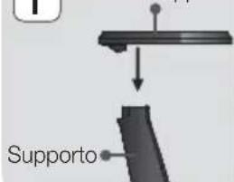 SAMSUNG HTF6500 - Installazione dei diffusori sul supporto a colonna - 2