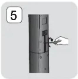 SAMSUNG HTF6500 - Installation des enceintes sur le pied type Tallboy - 5