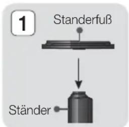 1 Standerfuß Ständer