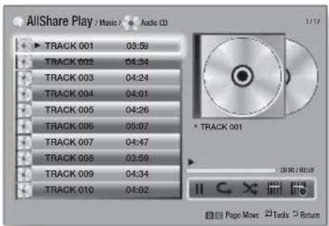 SAMSUNG HTE4530 - Creating a Playlist - 1