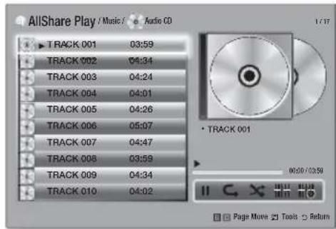 SAMSUNG HTE4530 - Playing Commercial Audio Discs - 1