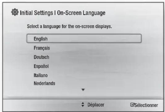 SAMSUNG HTF4530 - Procédure relative aux paramètres - 1