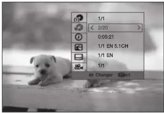 1/1 < 2/20 > 0:05:21 1/1 EN 5.1CH 1/1 EN 1/1 Changer Select.
