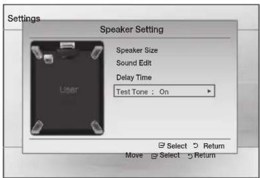 SAMSUNG HTE330 - Setting up the Speaker Delay Time - 2