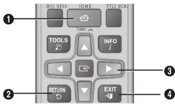 DISC MENU HOME TITLE MENU TUNING TOOLS INFO RETURN EXIT