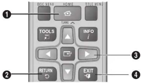 DISC MENU HOME TITLE MENU TUNING TOOLS INFO i RETURN EXIT 2 3 4