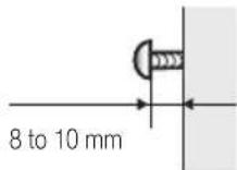 SAMSUNG HTE330 - Connecting the wall mount - 3