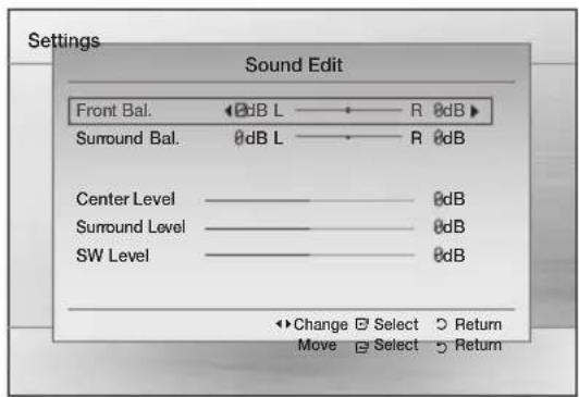 SAMSUNG HTE330 - Sound Edit - 1