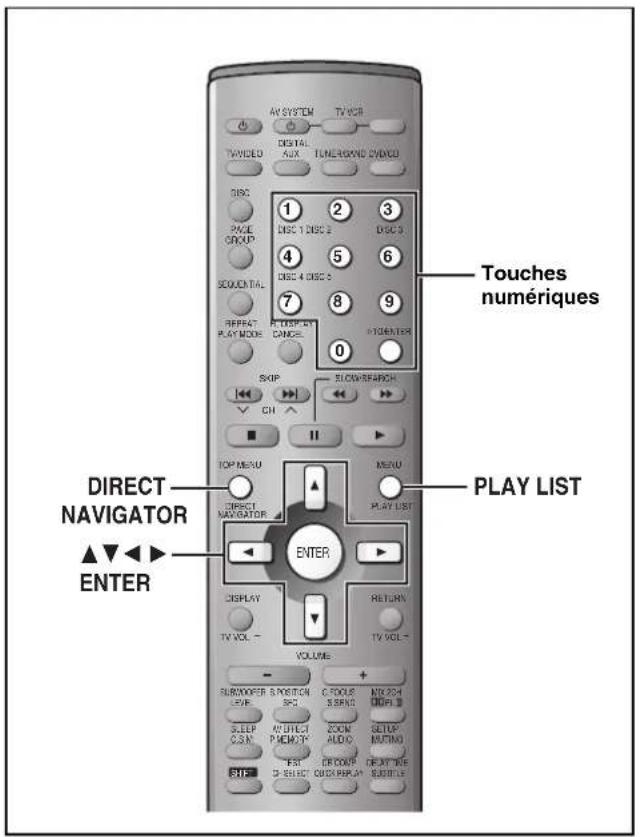 PANASONIC SCHT700P - Lecture de séquences programmées ou de listes de lecture sur DVD-RAM - 1
