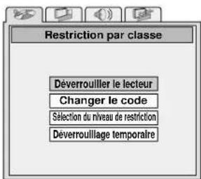 PANASONIC SCDK10 - Lors de la modification du niveau de restriction (Lorsqu'un niveau 0 à 7 est sélectionné.) - 1