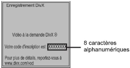 PANASONIC SCBTX75 - Affichez le code d'enregistrement de l'appareil. - 1