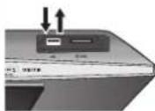 PANASONIC SCBTX75 - Insérer ou enlever un dispositif USB - 1