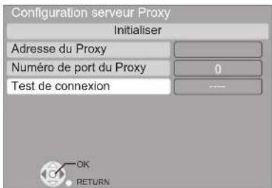 PANASONIC SCBTX75 - Test de "Configuration serveur Proxy" - 1