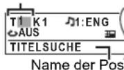 PANASONIC SCPT90 - Benutzung von On-Screen-Menüs - 1