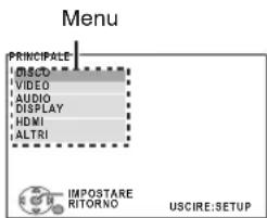 PANASONIC SCPT90 - Premere [SETUP] per visualizzato il menu setup. - 1