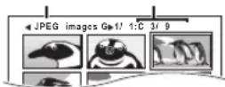 PANASONIC SCPT90 - Mentre è visualizzata l'imagine, premere [TOP MENU] per migliorare il menu delle anteprime. - 1