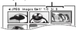 PANASONIC SCPT90 - JPEG Sélectionner l'imag dans le Menu vignettes - 1