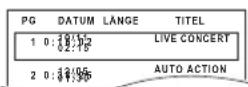 PANASONIC SCPT90 - Wiedergabe der Programme - 1