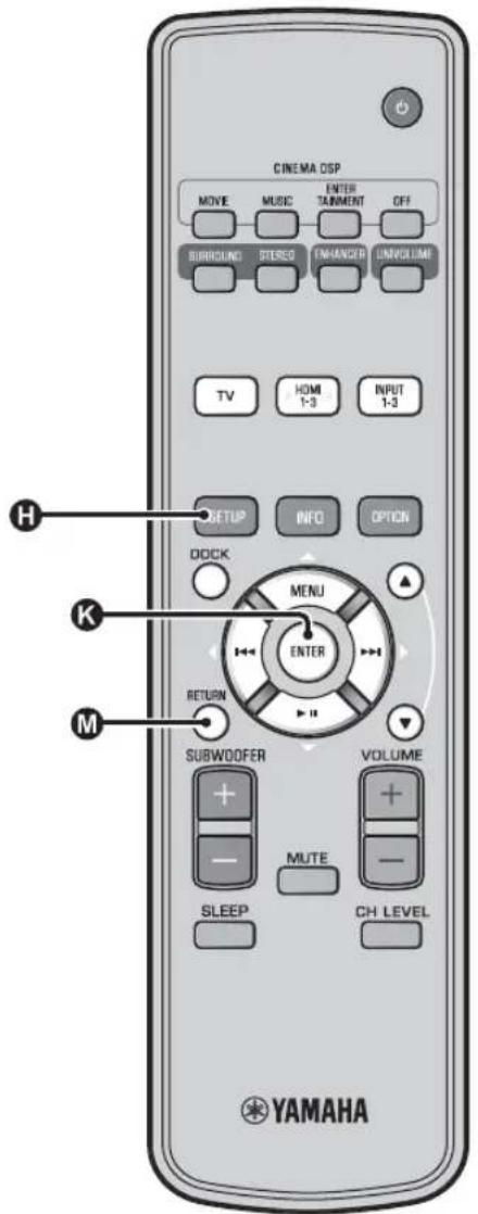 YAMAHA YRS1100 - Check if a supplied video pin cable is connected and headphones are not connected. - 3