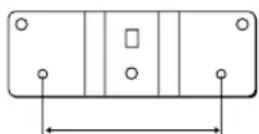 YAMAHA AVS77 - Befestigen Sie den Laatsprecher mit Hilfe der Halterungslöcher am Laatsprecherstandner. - 1