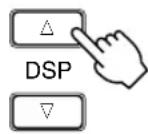 YAMAHA AVS77 - Drücken Sie die DSP-Wahltaste (an der Steuereinheit) oder DSP (auf der Fernbedienung). - 2