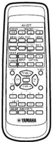 YAMAHA AVS77 - Vérification du contenu de l'emballage - 1