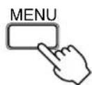 YAMAHA AVS77 - Druk op MENU zodate "Delay Time" op het display verschijnt. - 1
