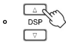 YAMAHA AVS77 - Premere il tasto del selettore DSP (sul centro di controllo) o DSP  (sul telecomando). - 2