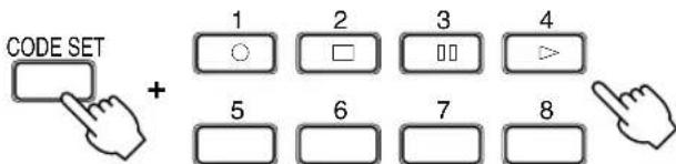 YAMAHA AVS77 - Setting the Manufacturer Code - 2