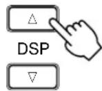 YAMAHA AVS77 - Druk op de DSP-keuzetoets (op het toestel) of DSP  (op de afstandsbediening). - 2
