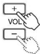 YAMAHA AVS77 - Regolare il livello del volume usando VOLUME + / - (o VOL + / - sul telecomando). - 2