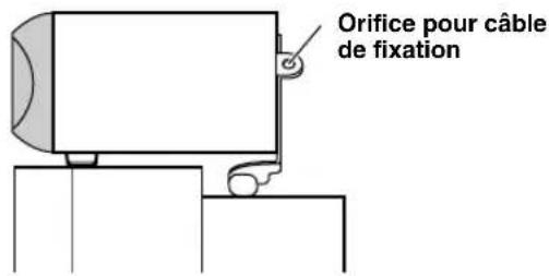 YAMAHA AVS77 - Pour stabiliser l'ensemble d'enceintes avant et l'empêcher de tomber - 1