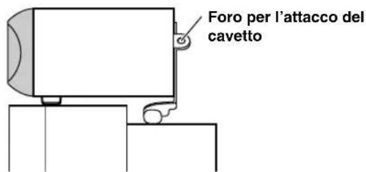 YAMAHA AVS77 - ■Per stabilizzare ulteriormente ed evitare la caduta - 1