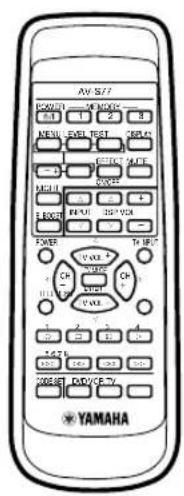 YAMAHA AVS77 - Controllo del contentuto dell'imballaggio - 1