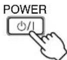 YAMAHA AVS77 - Presione POWER 念 para conectar la alimentacion. - 1