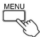YAMAHA AVS77 - Appuyer sur MENU pour afficher "Delay Time". - 1
