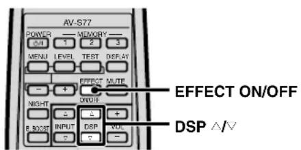 YAMAHA AVS77 - Enjoying DSP Programs - 2
