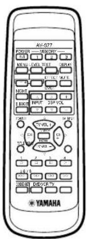 YAMAHA AVS77 - Confirmación del contenido del embalaje - 1