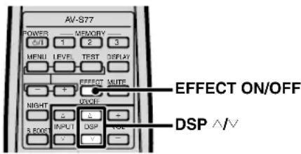 YAMAHA AVS77 - Genieten van DSP-programma's - 2